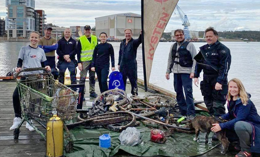 Ryddedugnad i Bolærne gjestehavn