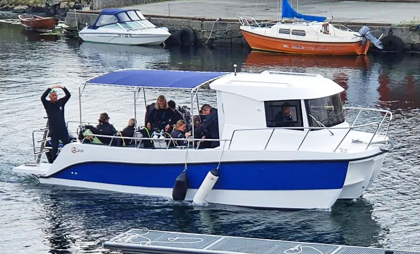 Ny båt for Slettaa Dykkerklubb