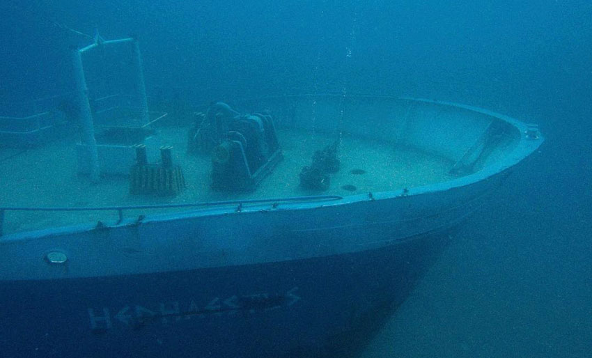 Nytt vrak på Gozo: M/T Hephaestus