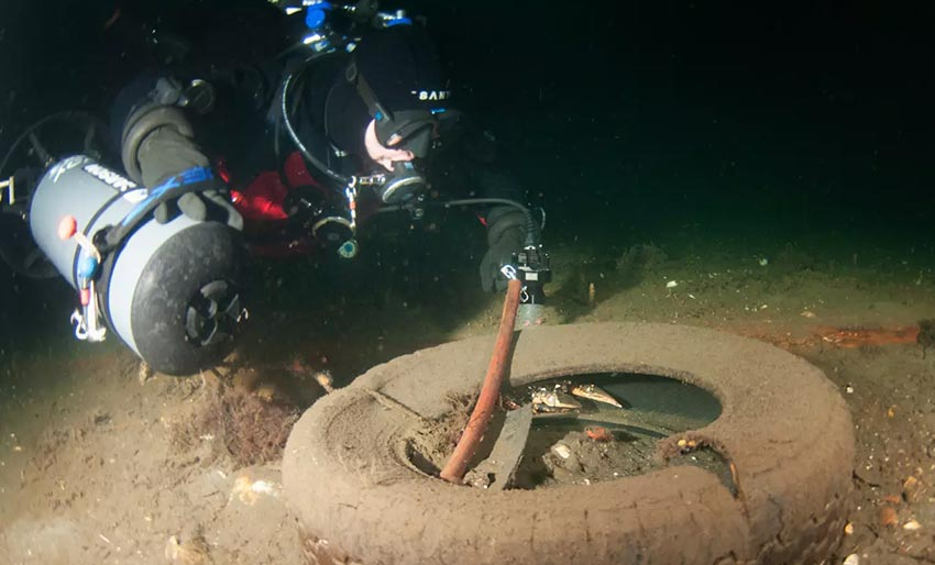 – Jeg får tårer i dykkermaska