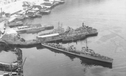 Tre tyske jagere i Narvik