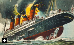 Senket av ubåt: RMS Lusitania