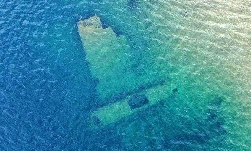 Flyvraket i Hartvikvatnet