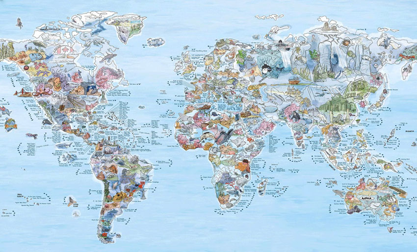 Heng 500 dykkesteder på veggen 🗺️