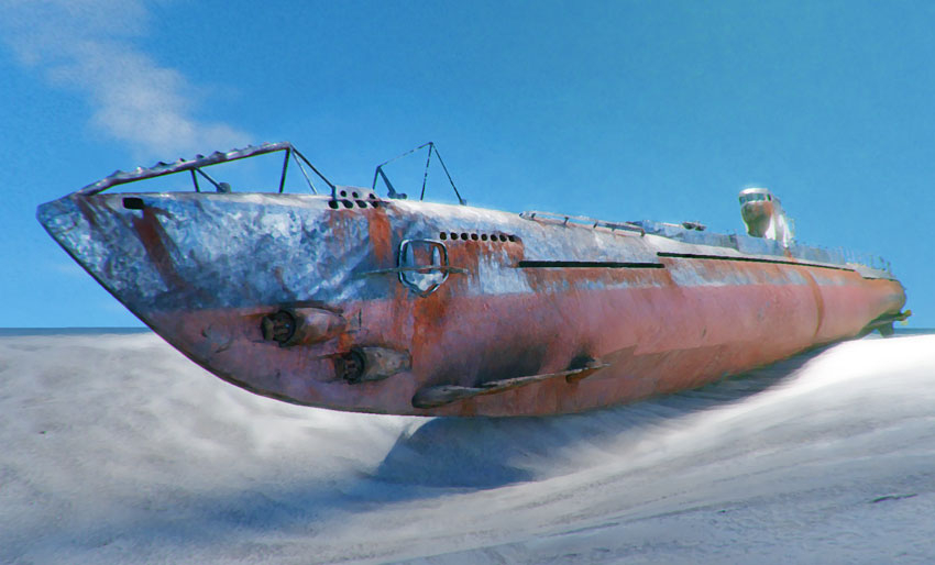 Virtuelt dykk på japansk ubåt