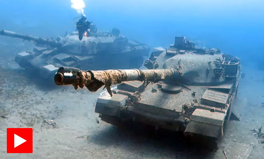 Militært museum under vann