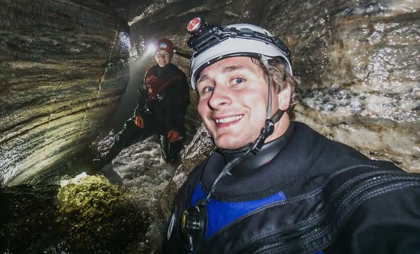 Grottedykking i Kilde 2